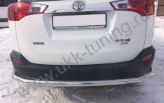 Тюнинг внедорожника Защита заднего бампера Toyota RAV4 2013
