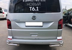Тюнинг внедорожника Защита заднего бампера Volkswagen T-6 2015