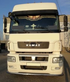Тюнинг внедорожника Защита переднего бампера KAMAZ 5490 2017