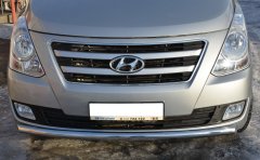 Тюнинг внедорожника Защита переднего бампера Hyundai H1 Grand Starex 2015-2018