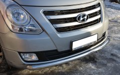 Тюнинг внедорожника Защита переднего бампера Hyundai H1 Grand Starex 2015-2018
