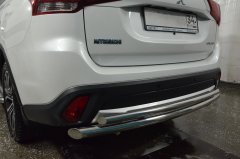 Тюнинг внедорожника Защита заднего бампера Mitsubishi Outlander 2019