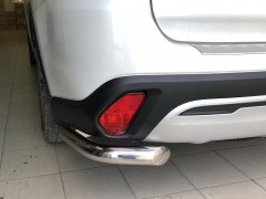 Тюнинг внедорожника Защита заднего бампера Mitsubishi Outlander 2019