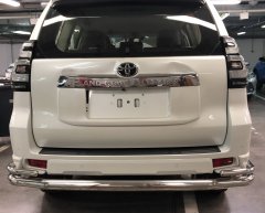 Тюнинг внедорожника Защита заднего бампера Toyota Land Cruiser Prado 150 Style 2019