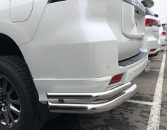Тюнинг внедорожника Защита заднего бампера Toyota Land Cruiser Prado 150 Style 2019