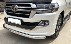 Тюнинг внедорожника Защита переднего бампера Toyota Land Cruiser 200 Executive Lounge 2018