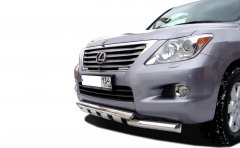 Тюнинг внедорожника Защита переднего бампера Lexus LX 570 2007-2012