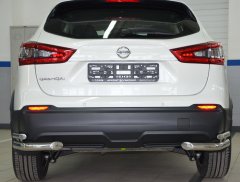 Тюнинг внедорожника Защита заднего бампера Nissan Qashqai 2017 рестайлинг