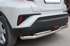 Тюнинг внедорожника Защита заднего бампера Toyota C-HR 2018