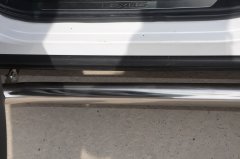 Тюнинг внедорожника Защита штатного порога труба Lexus NX200/NX300 2017 - наст. время