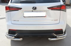 Тюнинг внедорожника Защита заднего бампера Lexus NX200/NX300 2017 - наст. время