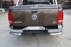 Тюнинг внедорожника Защита заднего бампера Volkswagen Amarok 2016