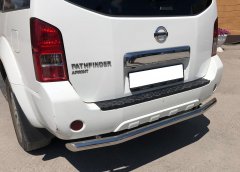 Тюнинг внедорожника Защита заднего бампера Nissan Pathfinder 2004-2010