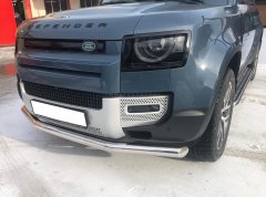 Тюнинг внедорожника Защита переднего бампера Land Rover Defender 2020