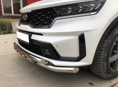 Тюнинг внедорожника Защита переднего бампера KIA Sorento MQ4 2020