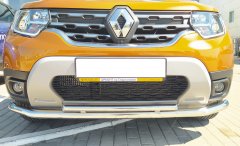 Тюнинг внедорожника Защита переднего бампера Renault Duster 2021