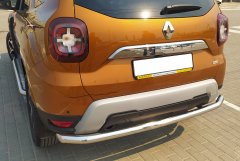 Тюнинг внедорожника Защита заднего бампера Renault Duster 2021