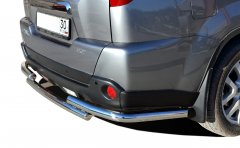 Тюнинг внедорожника Защита заднего бампера Nissan X-trail 2007-2010 (T31) Второе поколение