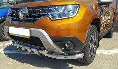 Тюнинг внедорожника Защита переднего бампера Renault Duster 2021