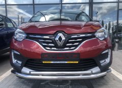 Тюнинг внедорожника Защита переднего бампера Renault Kaptur 2021