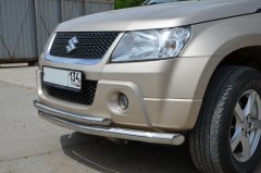 Тюнинг внедорожника Защита переднего бампера Suzuki Grand Vitara 2005-2012