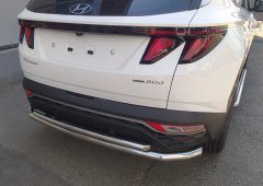 Тюнинг внедорожника Защита заднего бампера Hyundai Tucson 2021