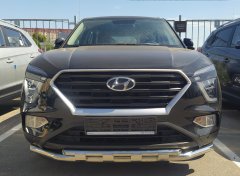 Тюнинг внедорожника Защита переднего бампера Hyundai Creta 2021