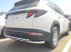 Тюнинг внедорожника Защита заднего бампера Hyundai Tucson 2021