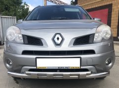 Тюнинг внедорожника Защита переднего бампера Renault Koleos 2008-2016