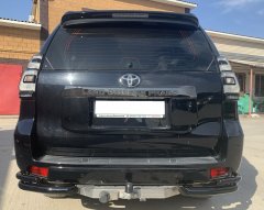 Тюнинг внедорожника Защита заднего бампера Toyota Land Cruiser Prado 150 2017