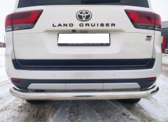 Тюнинг внедорожника Защита заднего бампера Toyota Land Cruiser 300 GR Sport 2021