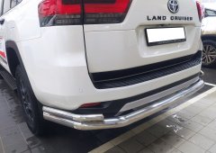 Тюнинг внедорожника Защита заднего бампера Toyota Land Cruiser 300 GR Sport 2021