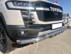 Тюнинг внедорожника Защита переднего бампера Toyota Land Cruiser 300 GR Sport 2021