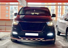 Тюнинг внедорожника Защита переднего бампера Hyundai H1 Grand Starex 2018