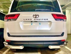 Тюнинг внедорожника Защита заднего бампера Toyota Land Cruiser 300 2021 (Комфорт плюс)