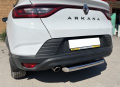 Тюнинг внедорожника Защита заднего бампера Renault Arkana 2018