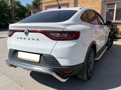 Тюнинг внедорожника Защита заднего бампера Renault Arkana 2018