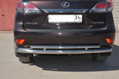 Тюнинг внедорожника Защита заднего бампера Lexus RX270/RX350/RX450h 2009-2012_ 2012-2015