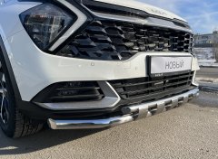 Тюнинг внедорожника Защита переднего бампера KIA Sportage 2022 комплектация GT-Line (кроме комплектации Style и X-Line)