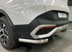 Тюнинг внедорожника Защита заднего бампера KIA Sportage 2022 комплектация GT-Line (кроме комплектации Style и X-Line)