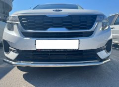 Тюнинг внедорожника Защита переднего бампера KIA Seltos 2020