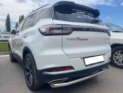Тюнинг внедорожника Защита заднего бампера Chery Tiggo 7 Pro Max 2024