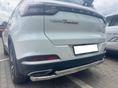 Тюнинг внедорожника Защита заднего бампера Chery Tiggo 7 Pro Max 2024