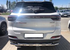 Тюнинг внедорожника Защита заднего бампера Chery Tiggo 7 Pro Max 2024