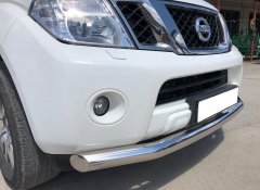 Тюнинг внедорожника Защита переднего бампера Nissan Pathfinder 2010-2013