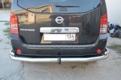Тюнинг внедорожника Защита заднего бампера Nissan Pathfinder 2010-2013