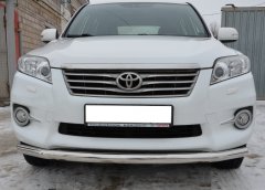 Тюнинг внедорожника Защита переднего бампера Toyota RAV4 2010-2012