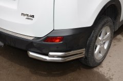 Тюнинг внедорожника Защита заднего бампера Toyota RAV4 2013