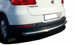 Тюнинг внедорожника Защита заднего бампера Volkswagen Tiguan 2011