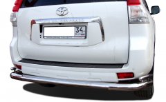 Тюнинг внедорожника Защита заднего бампера Toyota Land Cruiser Prado 150 2014